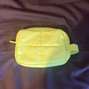 Lime Green Ulta Beauty Puffer Makeup Bag